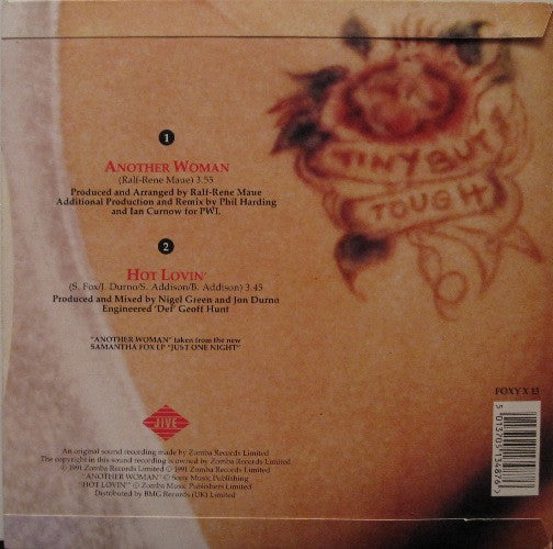Samantha Fox : Another Woman (7", Single)