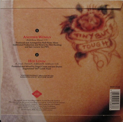 Samantha Fox : Another Woman (7", Single)