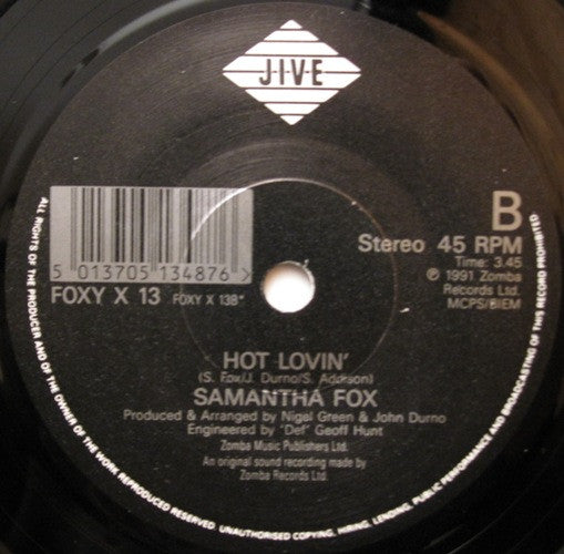 Samantha Fox : Another Woman (7", Single)