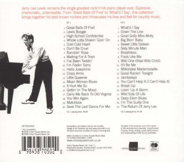 Jerry Lee Lewis : The Essential Jerry Lee Lewis The Legendary Sun Recordings (2xCD, Comp)