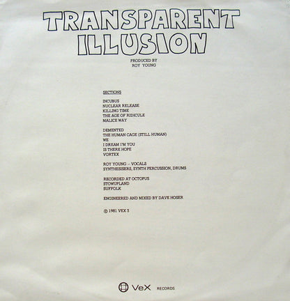 Transparent Illusion : Still Human (LP, Album)