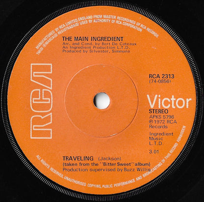 The Main Ingredient : You've Got To Take It (If You Want It) (7", Single, Sol)