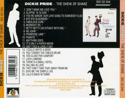 Dickie Pride : The Sheik Of Shake (CD, Comp, Mono)