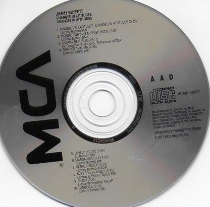 Jimmy Buffett : Changes In Latitudes, Changes In Attitudes (CD, Album, RE, RP)