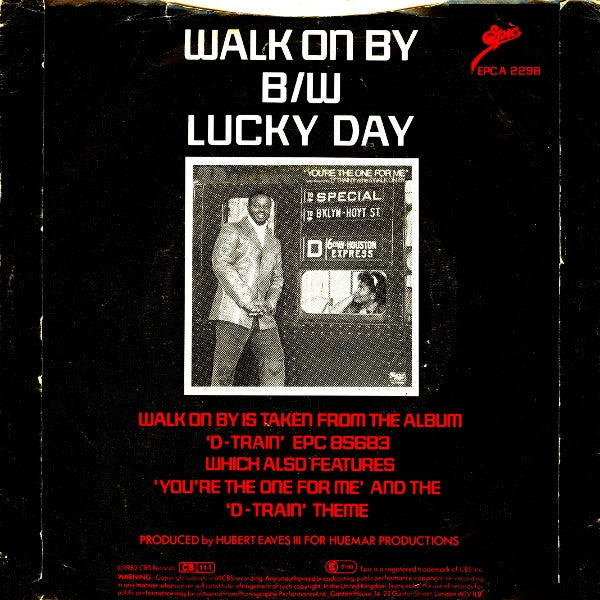 D-Train : Walk On By (7", Single)