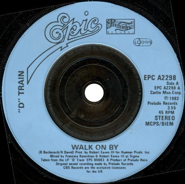 D-Train : Walk On By (7", Single)