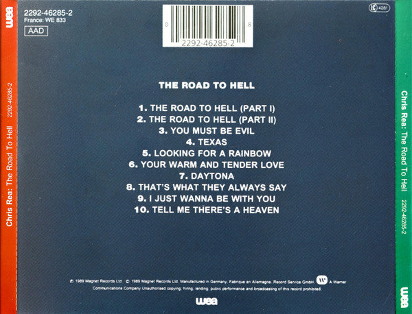 Chris Rea : The Road To Hell (CD, Album)