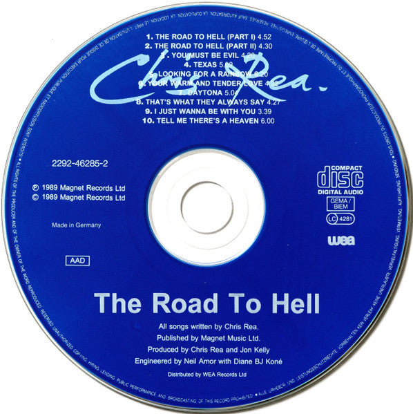 Chris Rea : The Road To Hell (CD, Album)