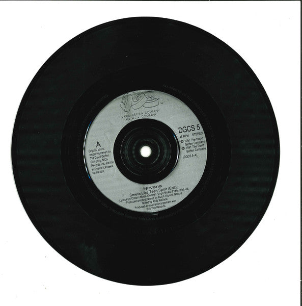 Nirvana : Smells Like Teen Spirit (7", Single, Sil)