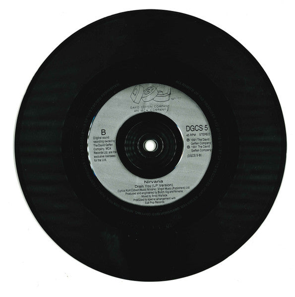 Nirvana : Smells Like Teen Spirit (7", Single, Sil)