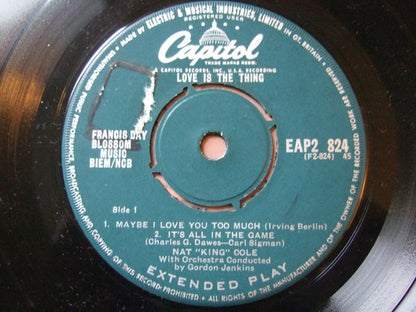 Nat King Cole : Love Is The Thing (Part 2) (7", EP)