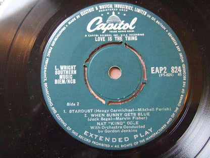 Nat King Cole : Love Is The Thing (Part 2) (7", EP)