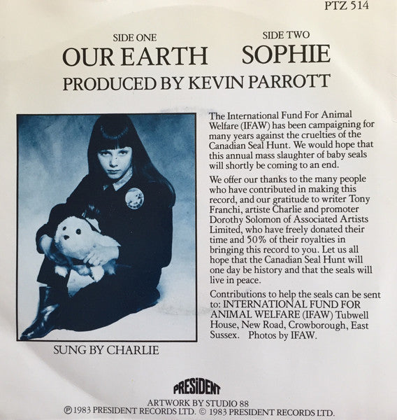 Charlie (19) : Our Earth (7", Single)