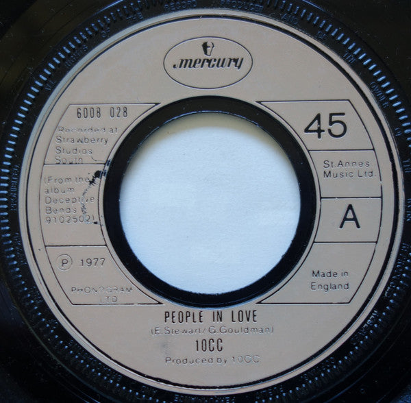 10CC : People In Love (7", Single, Mou)