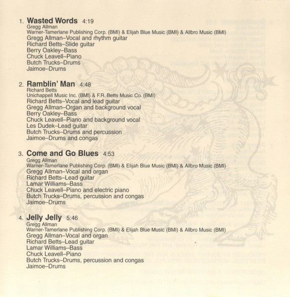 The Allman Brothers Band : Brothers And Sisters (CD, Album, Enh, RE, RM, Ori)