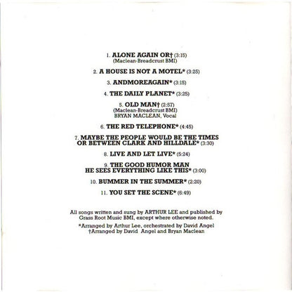 Love : Forever Changes (CD, Album, RE)