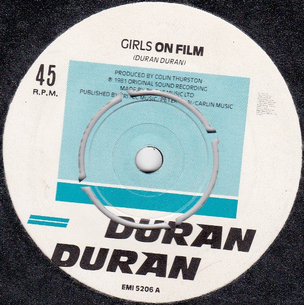 Duran Duran : Girls On Film (7", Single, Pus)