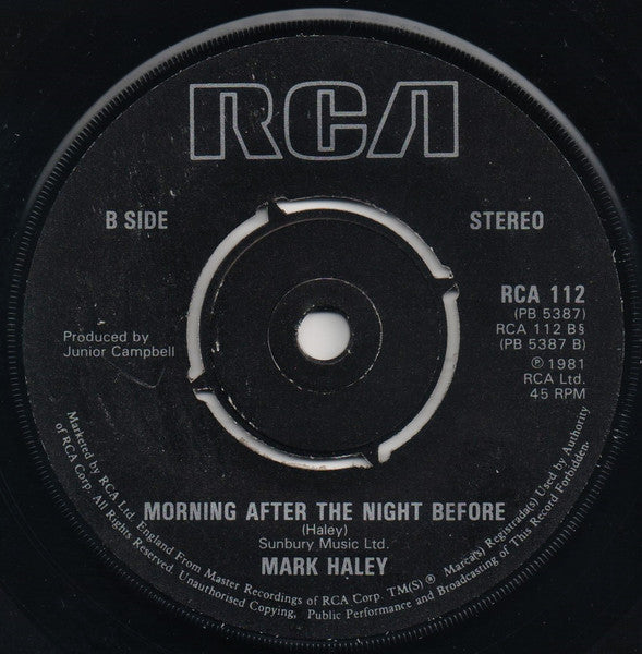 Mark Haley (5) : Don't Answer (7", Single)