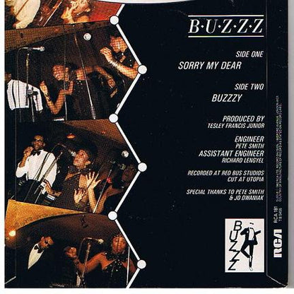 Buzzz (2) : Sorry My Dear (7", Single)