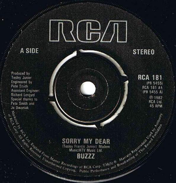 Buzzz (2) : Sorry My Dear (7", Single)