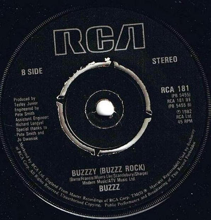 Buzzz (2) : Sorry My Dear (7", Single)