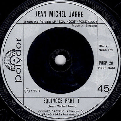 Jean-Michel Jarre : Equinoxe (7", Single, Sil)