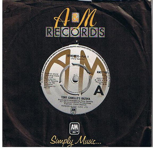 Tony Camillo's Bazuka : Dynomite - Part 1 (7", Single, 4-L)
