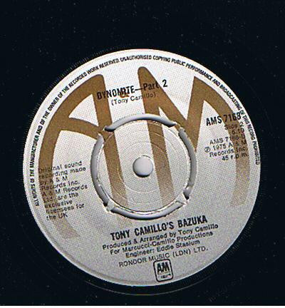 Tony Camillo's Bazuka : Dynomite - Part 1 (7", Single, 4-L)