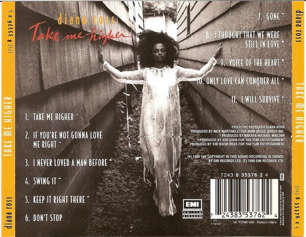 Diana Ross : Take Me Higher (CD, Album)