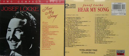 Josef Locke : Hear My Song (2xCD, Comp, Mono, RM, RP)