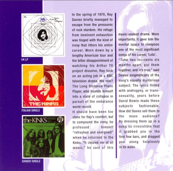 The Kinks : Kinks Part One (Lola Versus Powerman And The Moneygoround) (CD, Album, RE, RM)