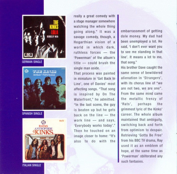 The Kinks : Kinks Part One (Lola Versus Powerman And The Moneygoround) (CD, Album, RE, RM)