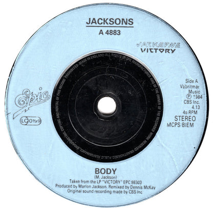 The Jacksons : Body (7", Inj)
