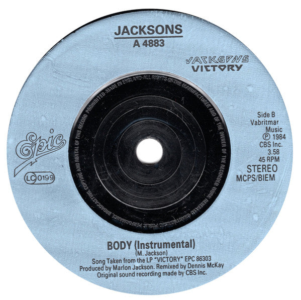 The Jacksons : Body (7", Inj)