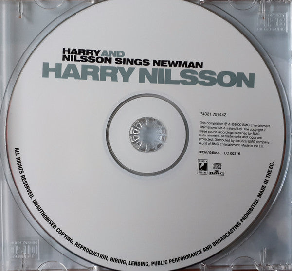 Harry Nilsson : Harry And Nilsson Sings Newman (CD, Album, Comp, RM)