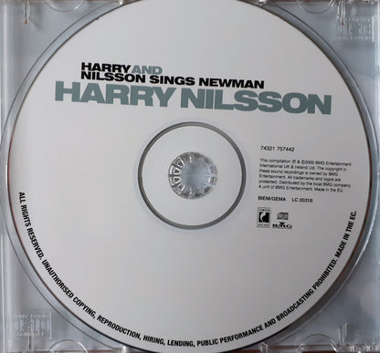 Harry Nilsson : Harry And Nilsson Sings Newman (CD, Album, Comp, RM)