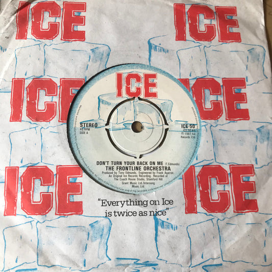 Frontline Orchestra : Don't Turn Your Back On Me  (7", Single)