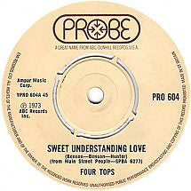 Four Tops : Sweet Understanding Love  (7", Single)