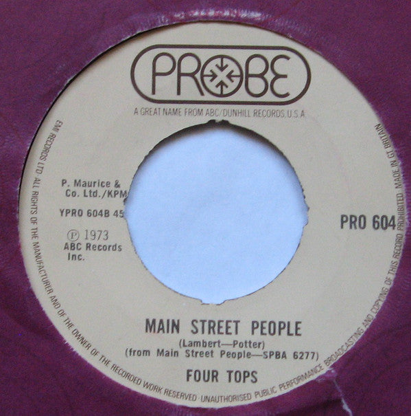 Four Tops : Sweet Understanding Love  (7", Single)