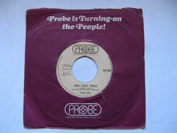 Four Tops : Sweet Understanding Love  (7", Single)