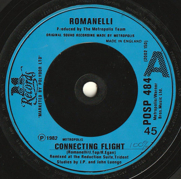 Roland Romanelli : Connecting Flight (7", Single)