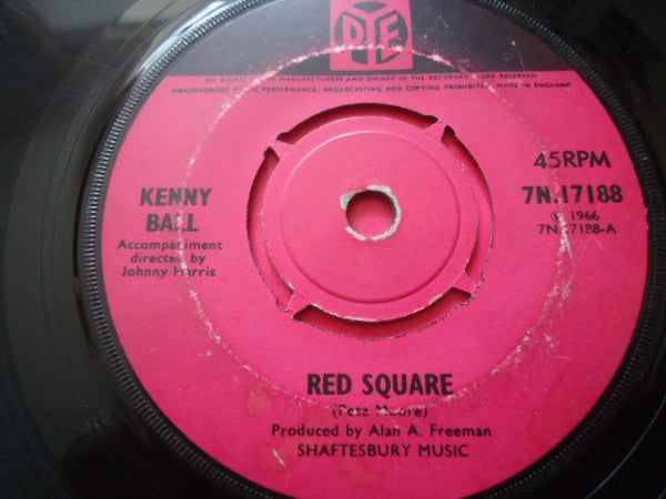 Kenny Ball : Red Square (7")