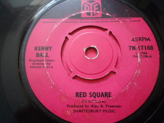 Kenny Ball : Red Square (7")