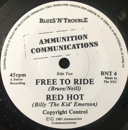 Blues 'N' Trouble : Fine, Fine, Fine (7", Single)