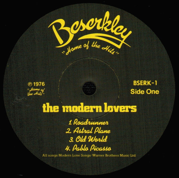 The Modern Lovers : The Modern Lovers (LP, Album)
