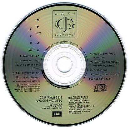 Jaki Graham : From Now On (CD, Album)