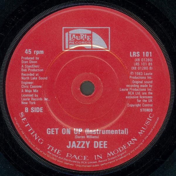 Jazzy Dee : Get On Up (7")