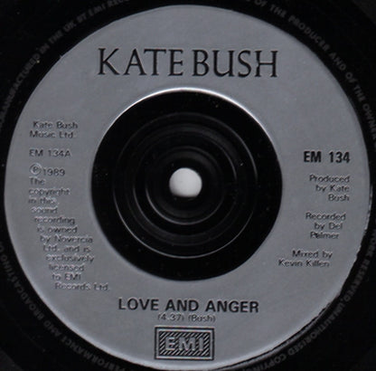 Kate Bush : Love And Anger (7", Single, Sil)