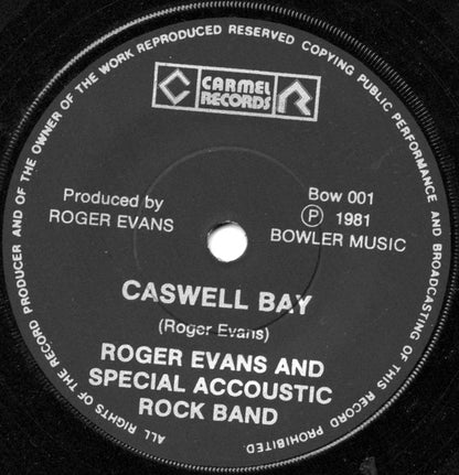 Roger Evans (14) & The Special Acoustic Rock Band : Caswell Bay  (7", Single)