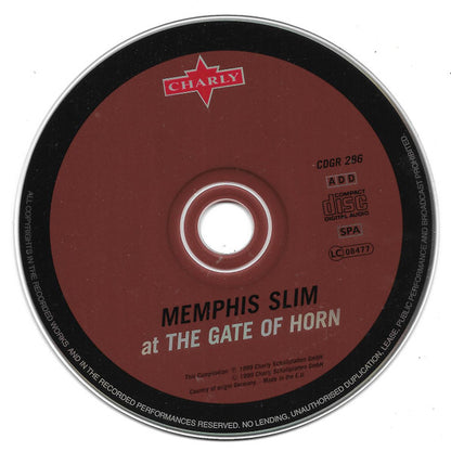 Memphis Slim : At The Gate Of Horn (CD, Album, RE)